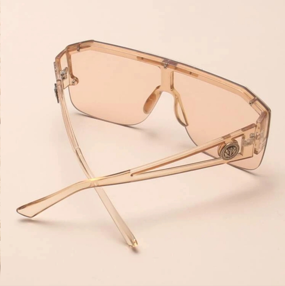 💎Rimless Oversized Shield Fashion Glasses💎 - Picture 3 of 4